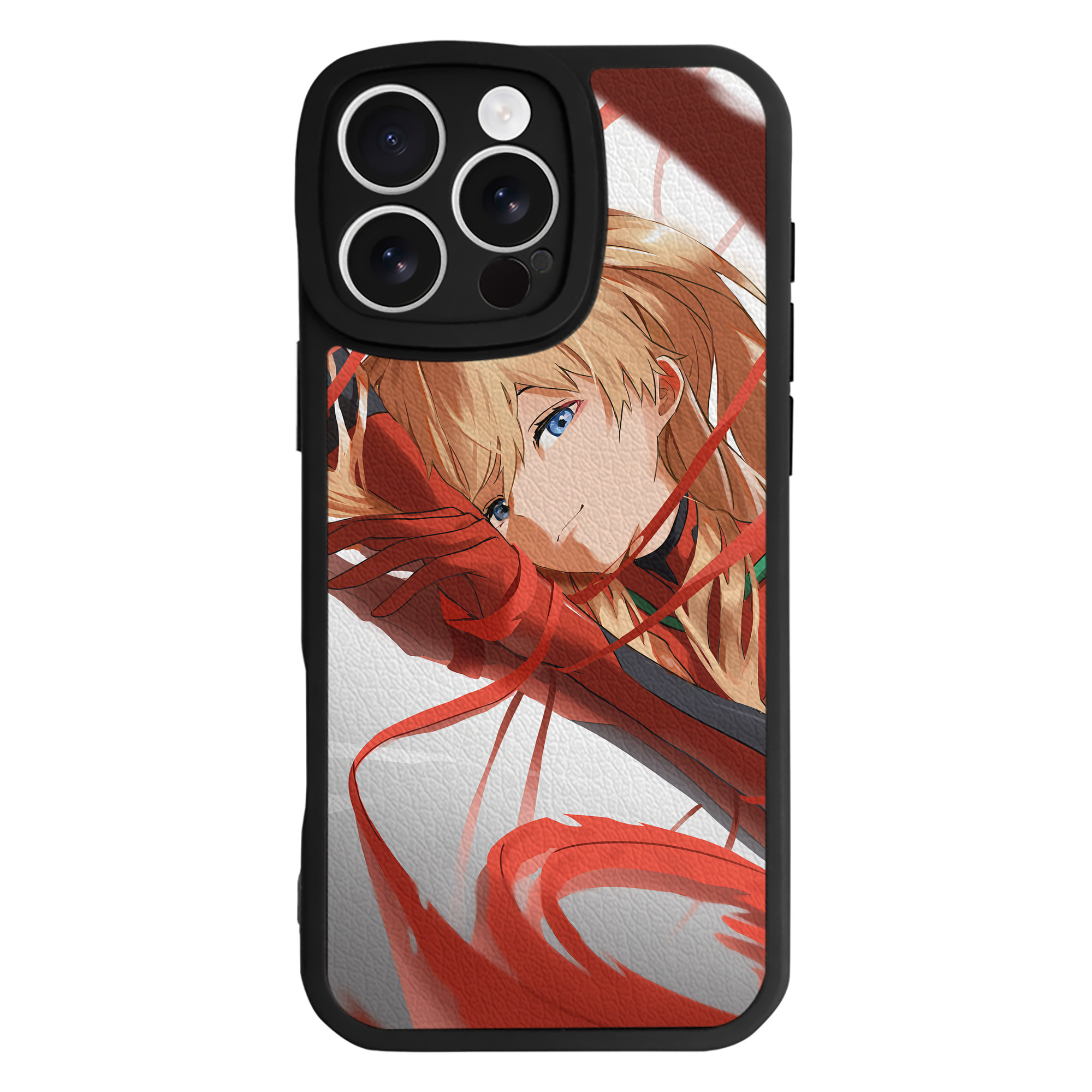 （画像用） EVA 新世紀エヴァンゲリオン 【iPhone 16シリーズ対応】シリコンスマホケース（レザー調） 材質：シリコン
